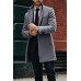 Men's Mid-length Long-sleeved Woolen Coat